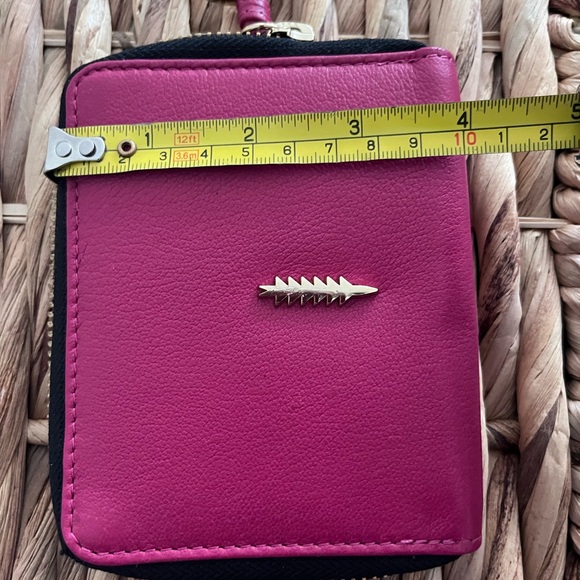 Thacker Ciara Compact Leather Zip Around Wallet - Picture 7 of 7